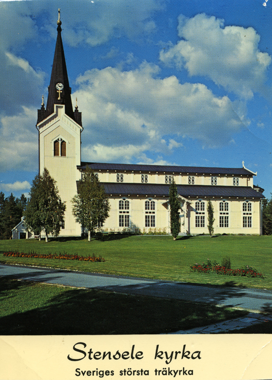 Stensele kyrka - Sveriges största träkyrka