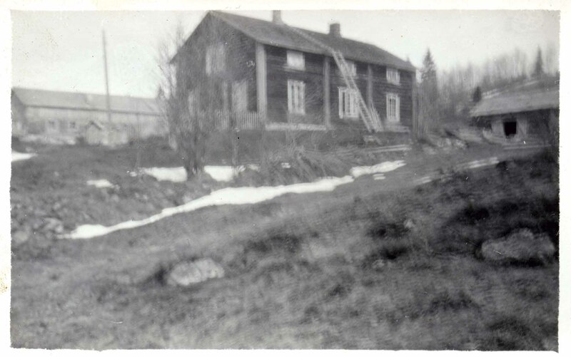 Anders och Alma Holmbergs hus i Lubbträsk.