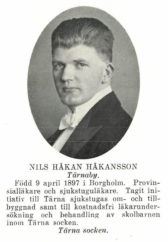 Nils Håkan Håkansson f. 9 april 1897 i Borgholm...
