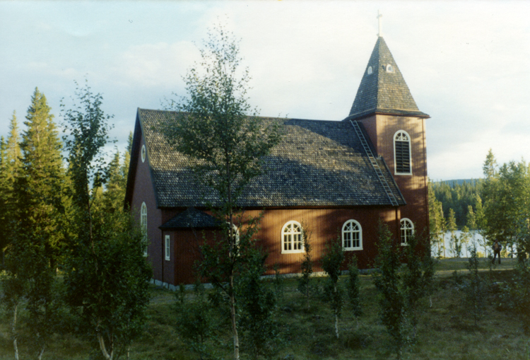 Kapellet i Voitajaure fotograferat 23 augusti 1...