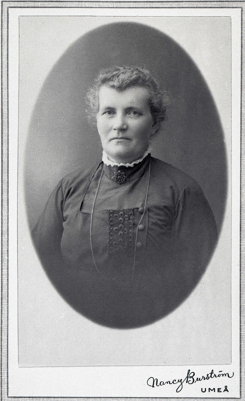 Hilda Amalia Bergström gift Sandberg. 
