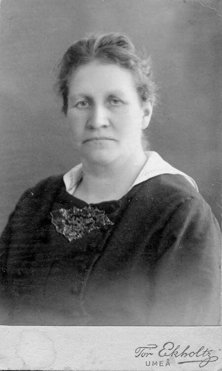 Anna Sjöberg 1867 - 1941 gift med handlaren J E...