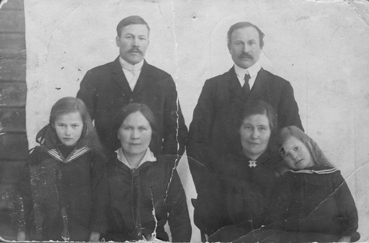 Fotot 1919 vid Augusts frus begravning, Strömsund