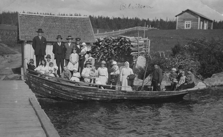 Blaiken vid båtbryggan, 1920-tal. 