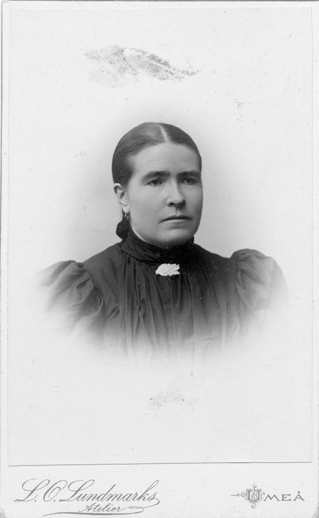Johanna Alexandra Norman född i Barsele, 1856 -...