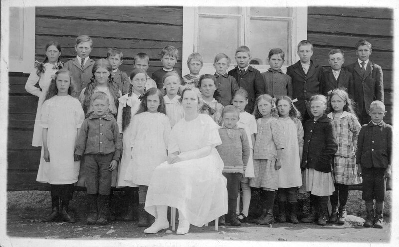 Skolklass i Åskilje 1922