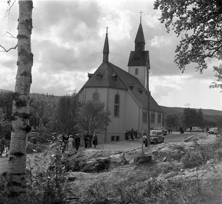 Tärnaby kyrka - Åter invigning 1953