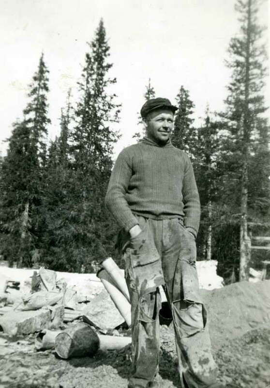 Hilbert Larsson 1905 - 1992. Från Slussfors