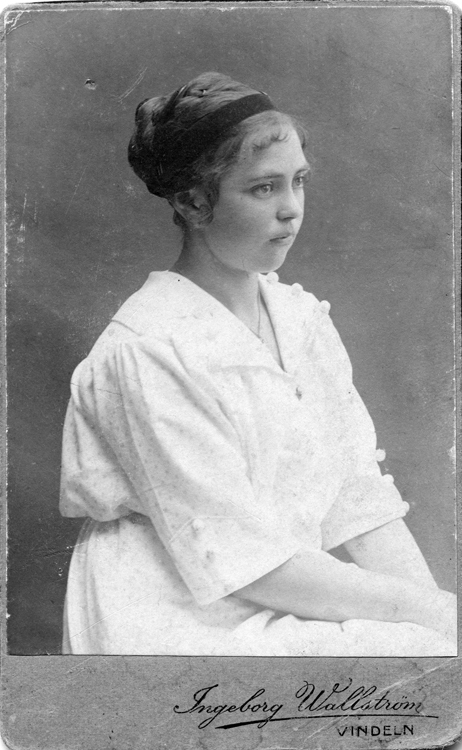 Ulrika Elina Andersson 1889 - 1972 gift Brunnberg.
