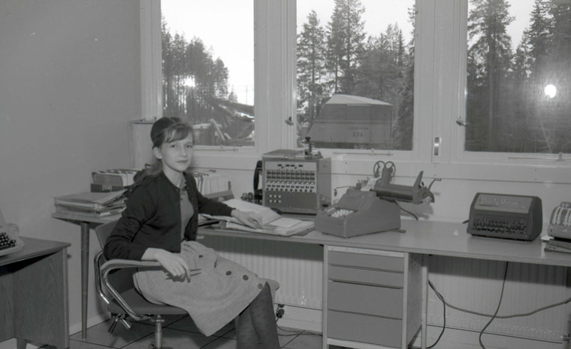 Birgitta Lidman, kontorist vid Olssons Värme