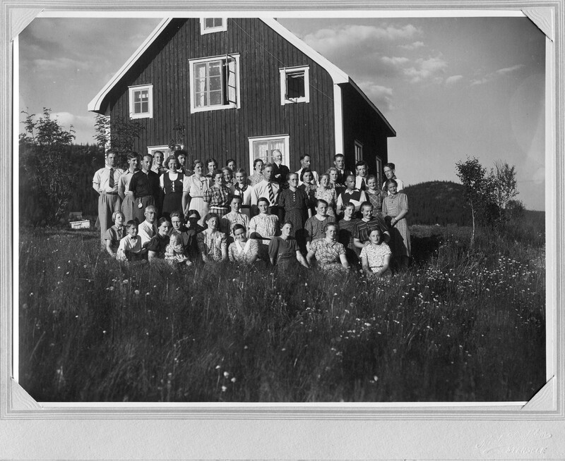 Missionsförbundets läger i Långsjöby juli 1940.