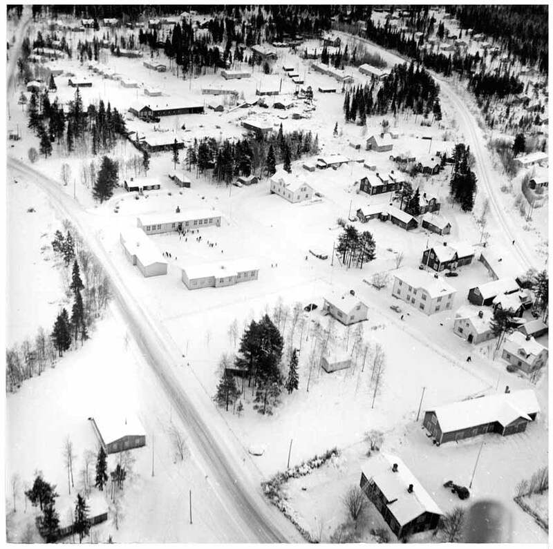 Bilden tagen över Storumans mcp i Västerbottens...