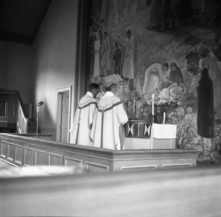 Tärnaby kyrka - Åter invigning 1953