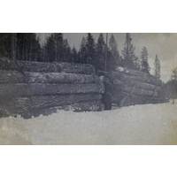 Skn Stou_TH_DR003 - Skogsavverkning - vinterlandskap