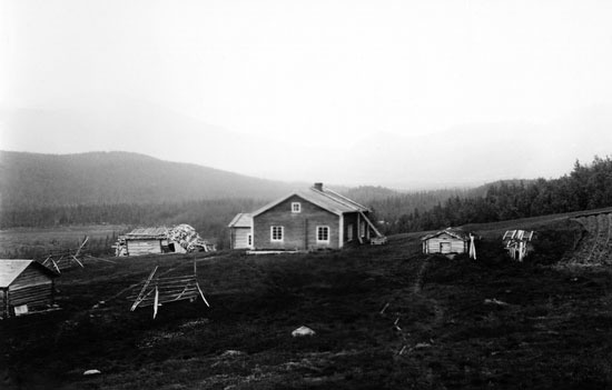 Gammal gård i Henriksfjäll 