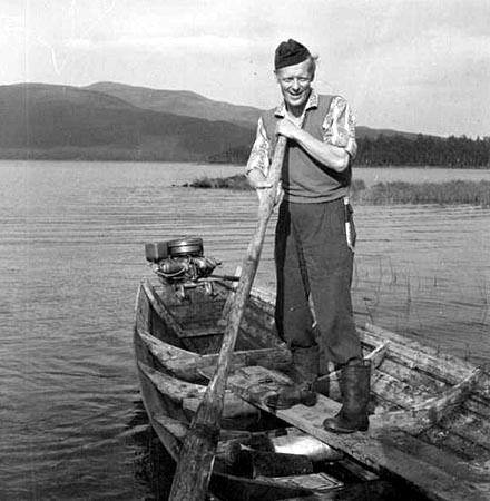Seth Larsson, Bojtikken.1958, på Virisen.