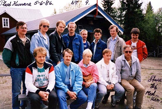 Plastkursare 1986-05-06. 