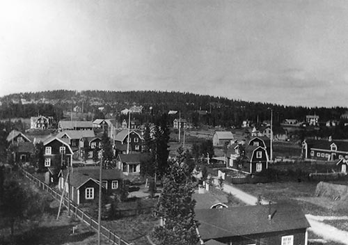 Utsikt från Vilhelmina, sommaren 1930.