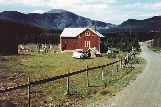 David Vesterlunds hus i Kittelfjäll.
