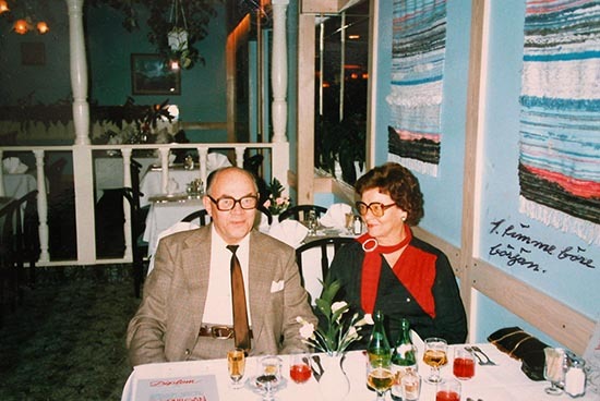 Björnfest på Vilhelmina Hotell 1985-11-16.