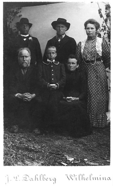Familj Johan Daniel och Tekla Lovisa Edman.