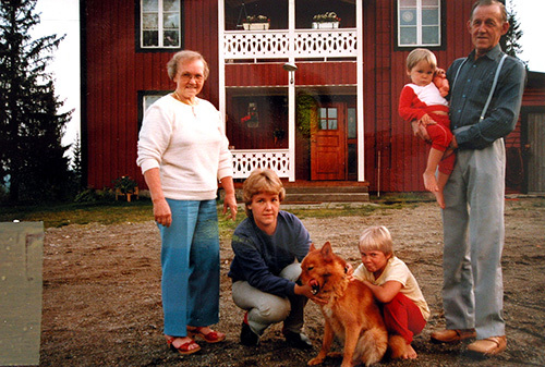 Renate, Eva med barn, Nils Gruffman