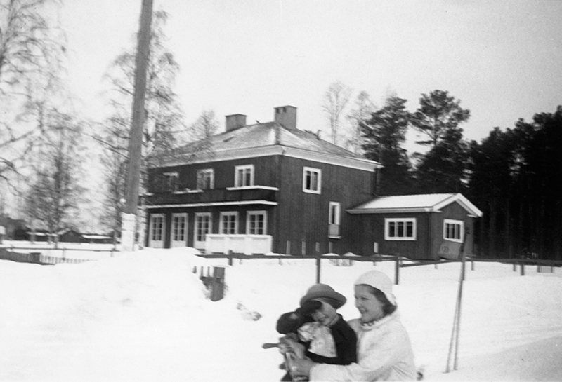 Familjen Lindahls hus i Byske.