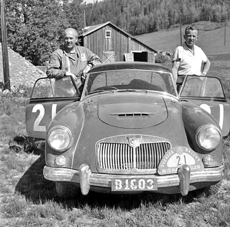 Rallyt 1959, Tåsjöbacken.