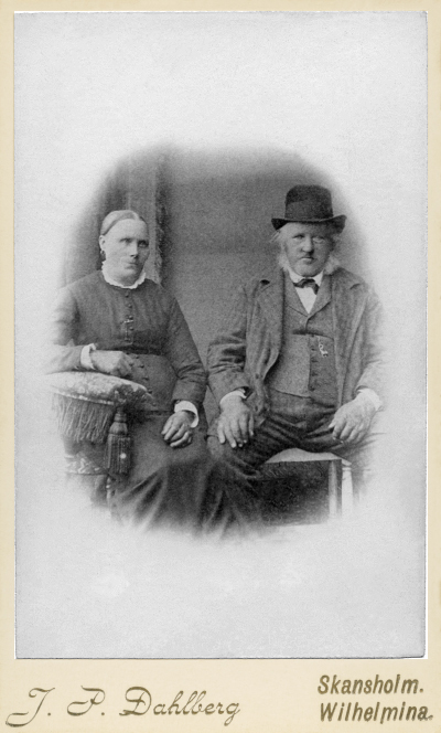 Jonas Olof Forsén med frun Gustafva,
