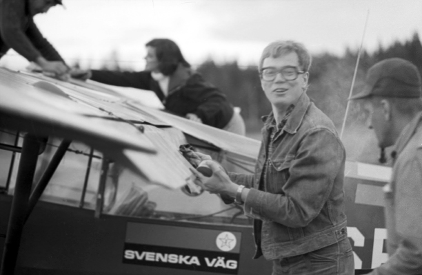 Maskinvaxning med Einar Birgitta Claes Ove.