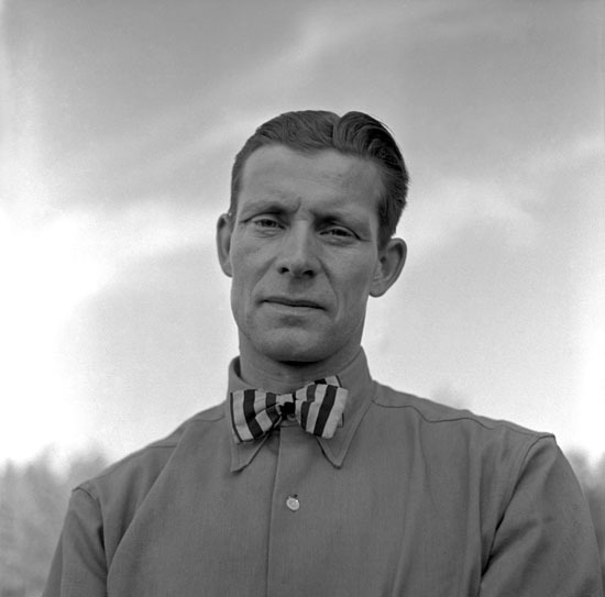 Diligensförare Karl Lundmark, Vilhelmina.