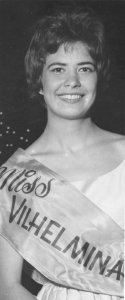 Ann-Chistin blev miss Vilhelmina 1960.