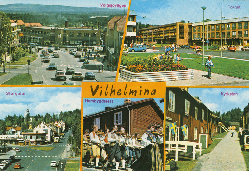 Vyer över Vilhelmina köping.