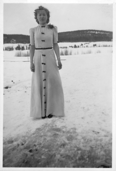 Porträttfoto på Irma Bergström
