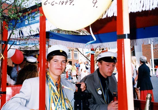 Jonas examen i Vilhelmina 1997-06-06.
