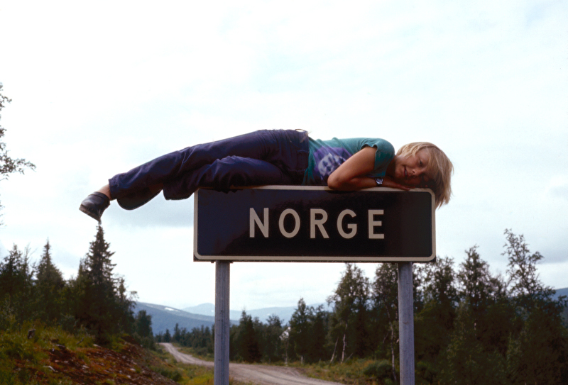 Ulf Grönlund ligger på Norge skylten.