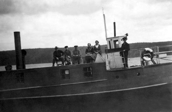 Lundbergs båt som trafikerade Vojmsjön, Vilhelm...