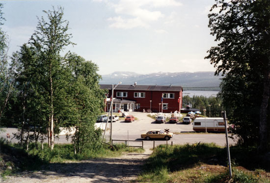 Hotellet i Klimpfjäll.