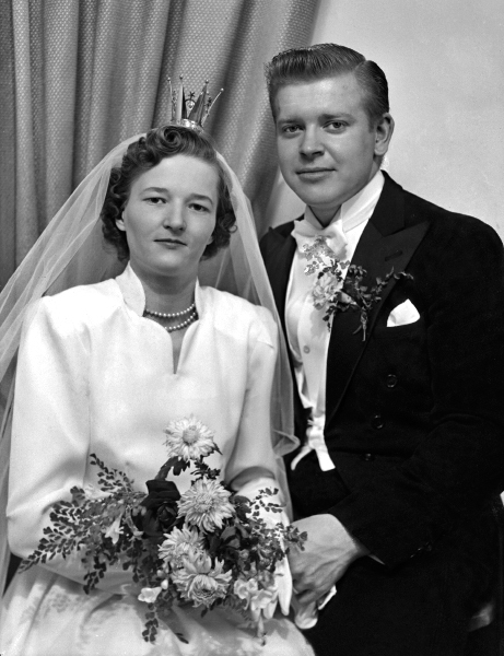 Brudparet Gideonsson 1955.