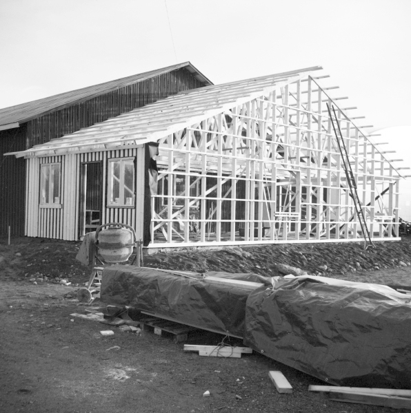 Utbyggnad av Vilhelmina flygklubbs klubbstuga