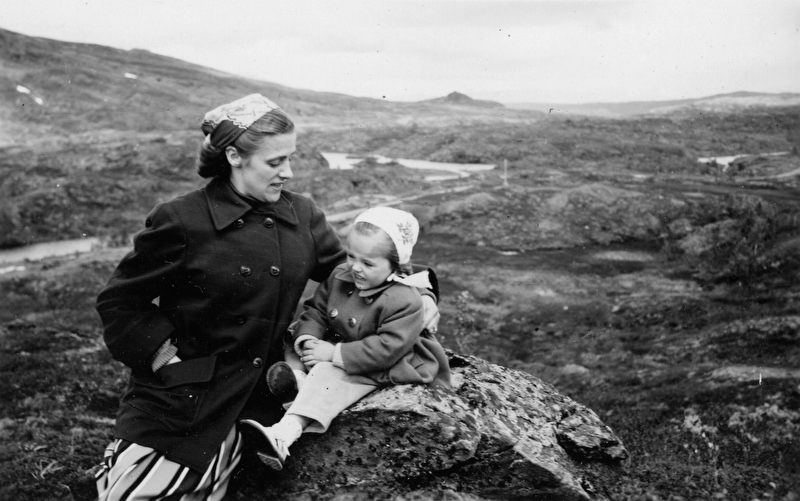 På gränsen till Norge, Juli 1952.