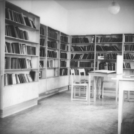 Biblioteket i Folkets hus i Vilhelmina, 1948.