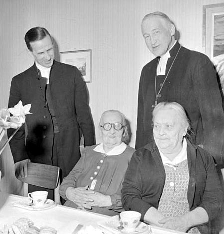 Biskop Ivar Hylander och Kyrkoherde Åke Sundelin.