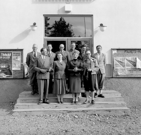 Bilskole avslutning i Vilhelmina 1954.