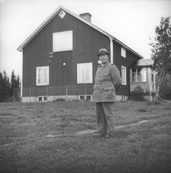 Harald Holmgren, i Övre Malgonäset, 1942.
