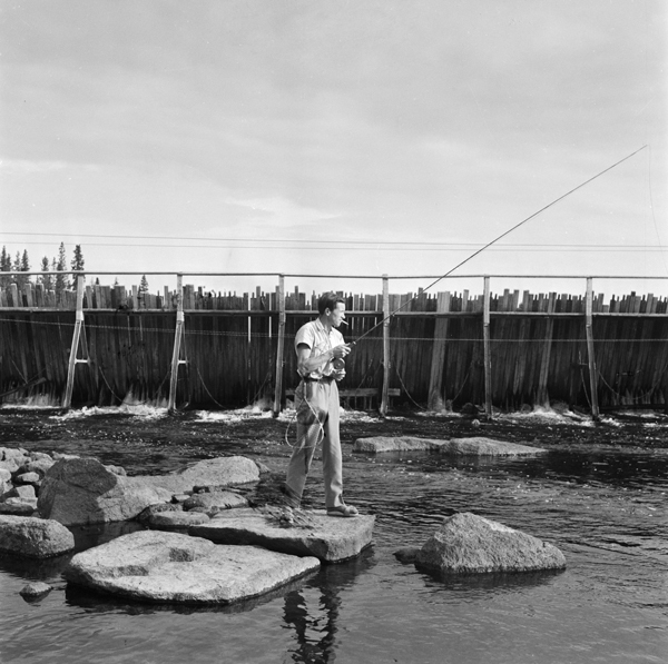 Gösta Grönlund. Ordförande i Vilhelmina Sportfi...