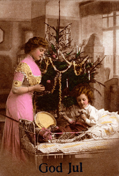 Julhälsning från familjen O.P. Kristoffersson 