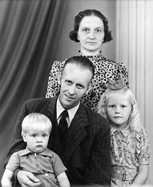 Familjen Jöns Johansson i Bäsksjö.