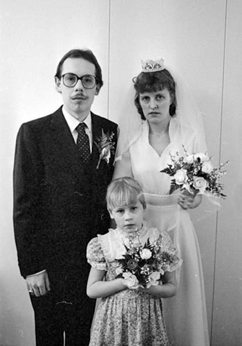 Brudparet Yvonne och Göran Jacobsson