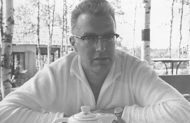 Sune Elis vid Bullerforsen 1961.